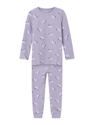 NAME IT Pyjama Einhorn lavender