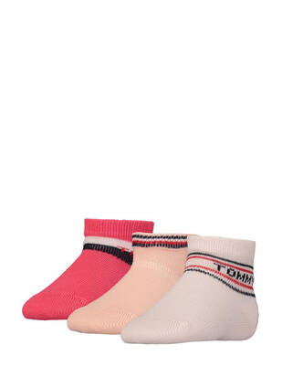 TOMMY HILFIGER 3erSet Baby Socks Giftbox pink/tommy